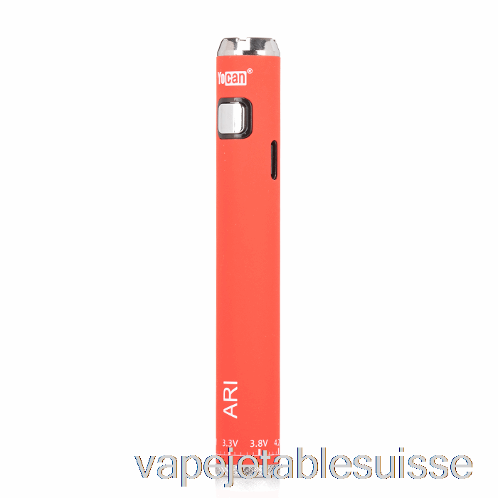 Vape Suisse Yocan Ari 650mah Batterie Rouge